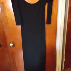 Boohoo Black Long Sleeve Dress